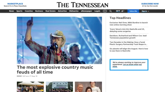 Captura de The Tennessean