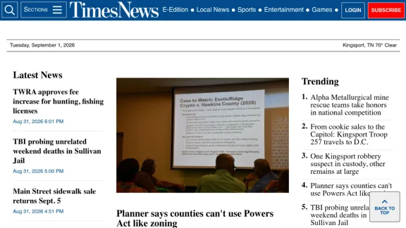 Captura de Times News