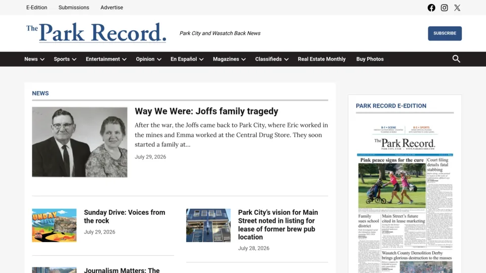 Captura de Park Record