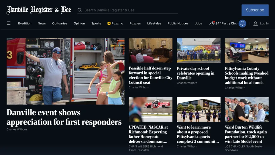 Captura de Danville Register & Bee