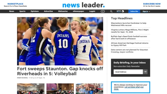 Captura de News Leader