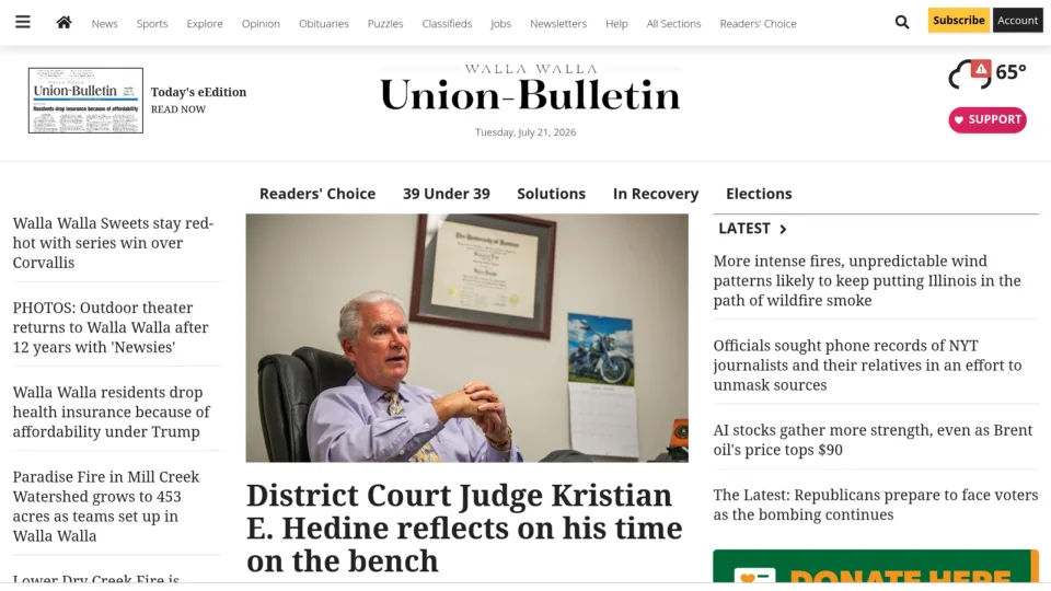 Captura de Union Bulletin