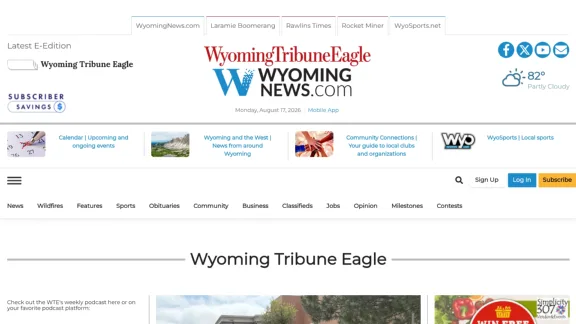 Captura de Wyoming News