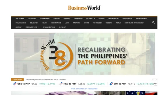 Captura de BusinessWorld