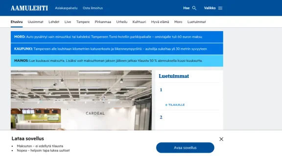Captura de Aamulehti