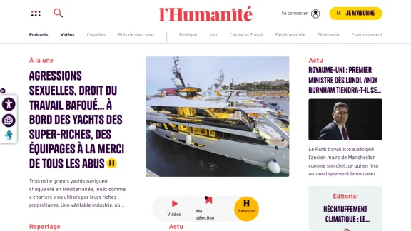 Captura de L’Humanité