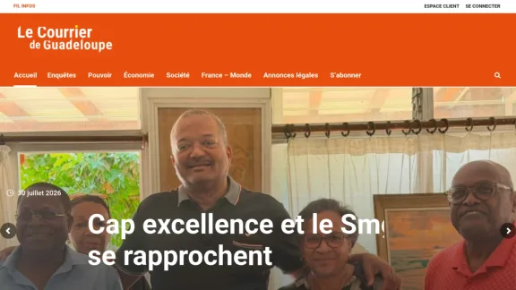 Captura de Le Courrier de Guadeloupe