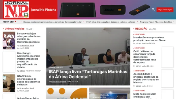 Captura de Jornal Nô Pintcha