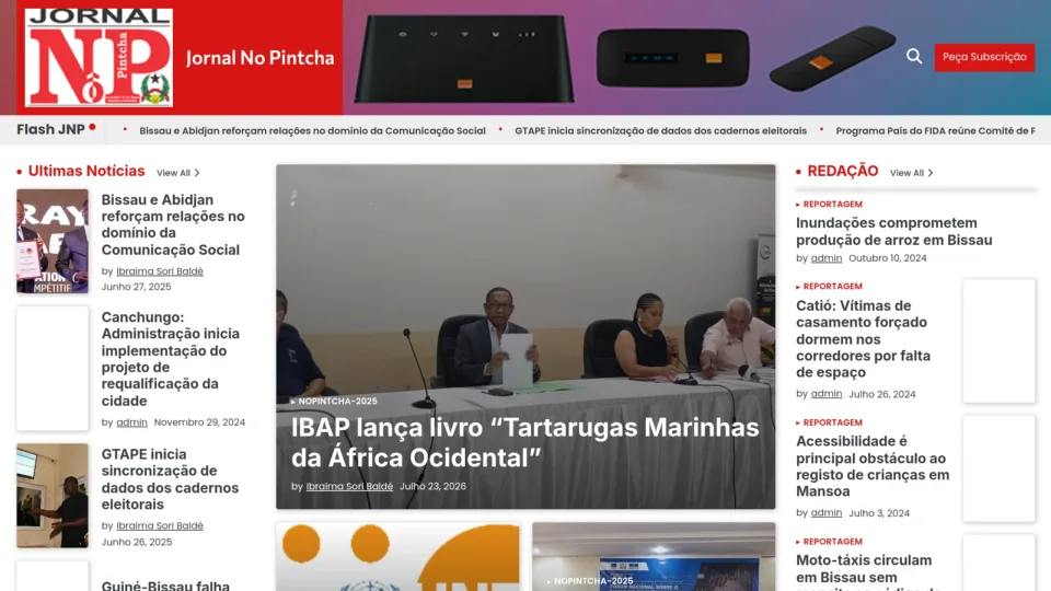 Captura de Jornal Nô Pintcha