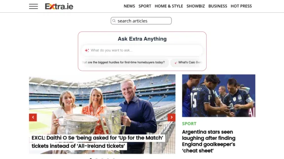Captura de Extra.ie