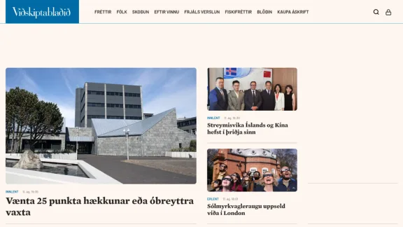 Captura de Viðskiptablaðið