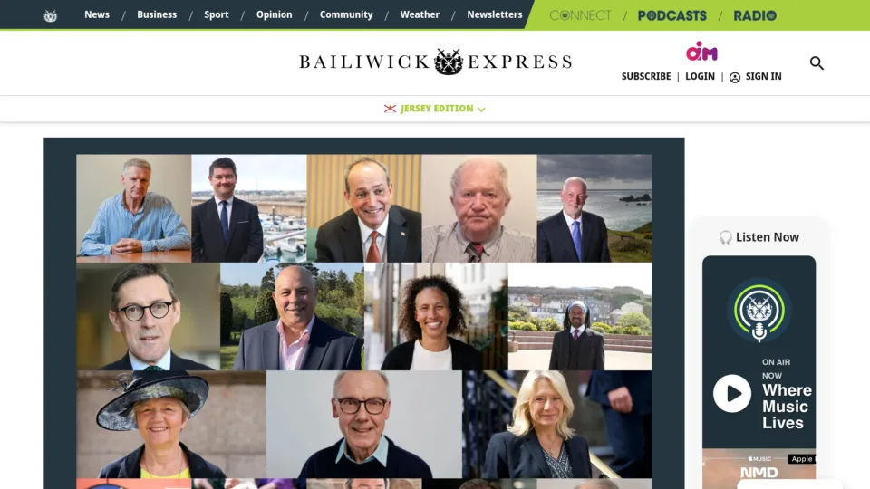 Captura de Bailiwick Express