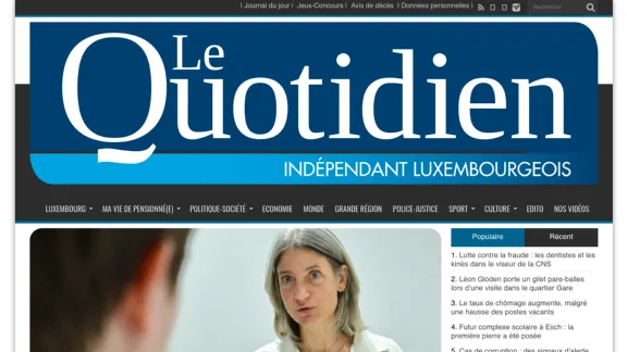 Captura de Le Quotidien