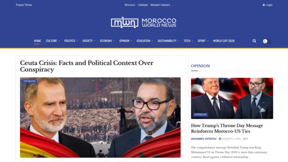 Captura de Morocco World News