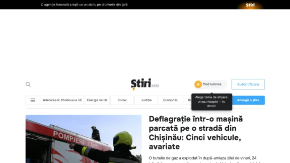 Captura de Stiri.md
