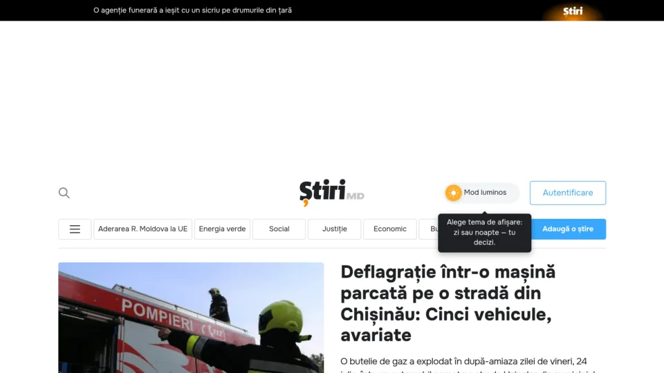 Captura de Stiri.md