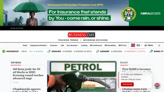 Captura de BusinessDay