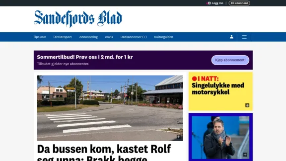 Captura de Sandefjords Blad