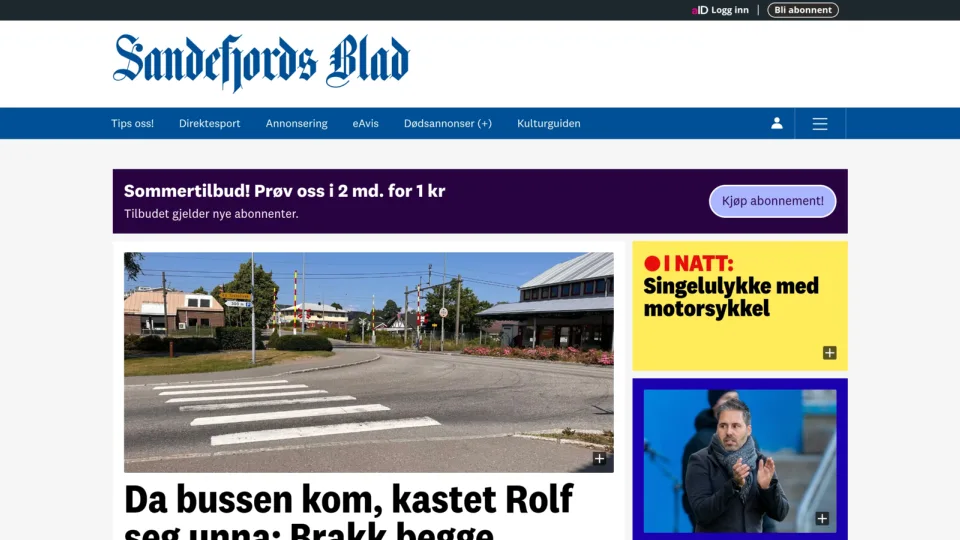 Captura de Sandefjords Blad