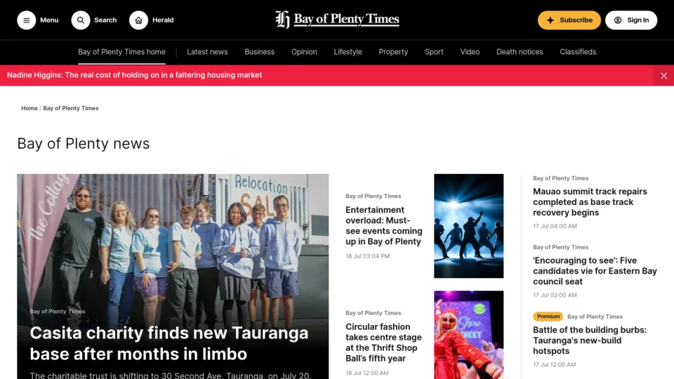 Captura de Bay of Plenty Times