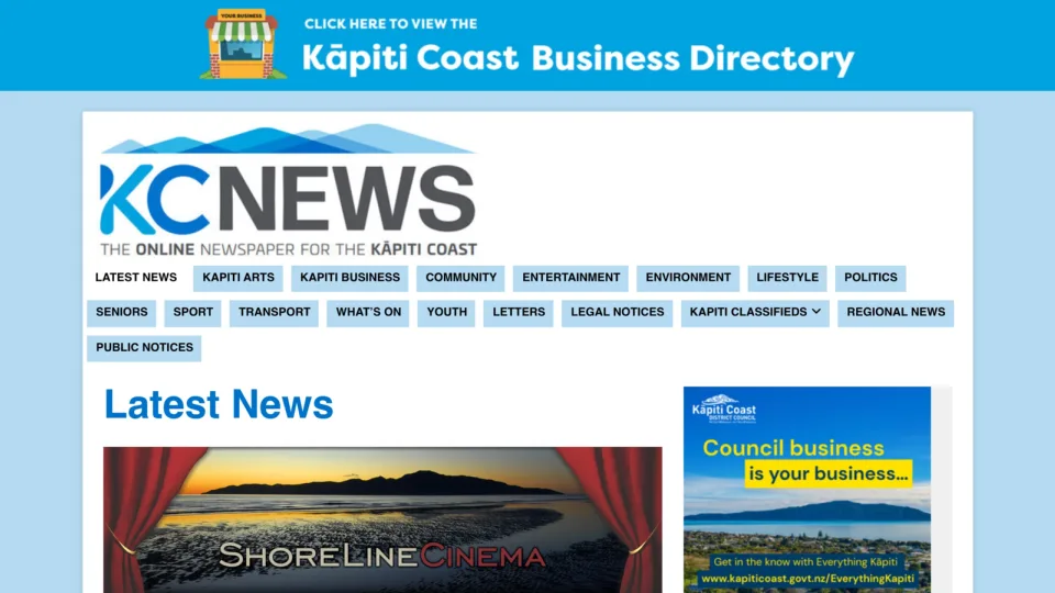 Captura de Kapiti News