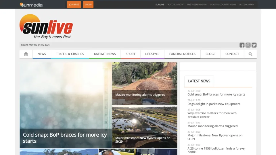 Captura de SunLive
