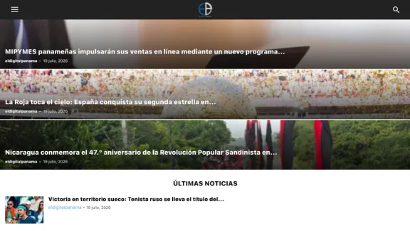 Captura de El Digital Panamá