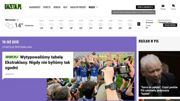 Captura de Gazeta.pl