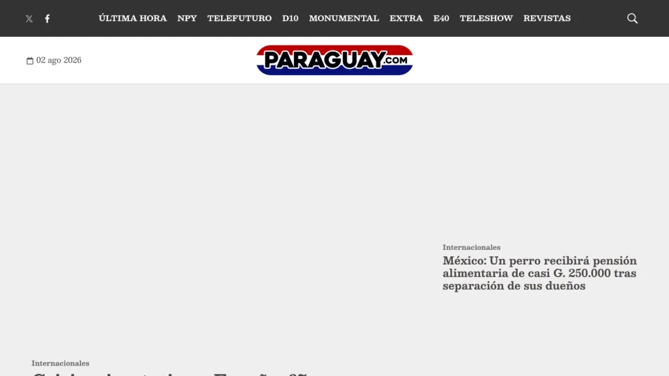 Captura de Paraguay.com