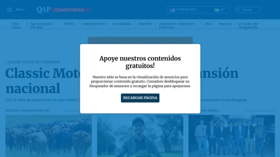 Captura de Qapcha Chaco News