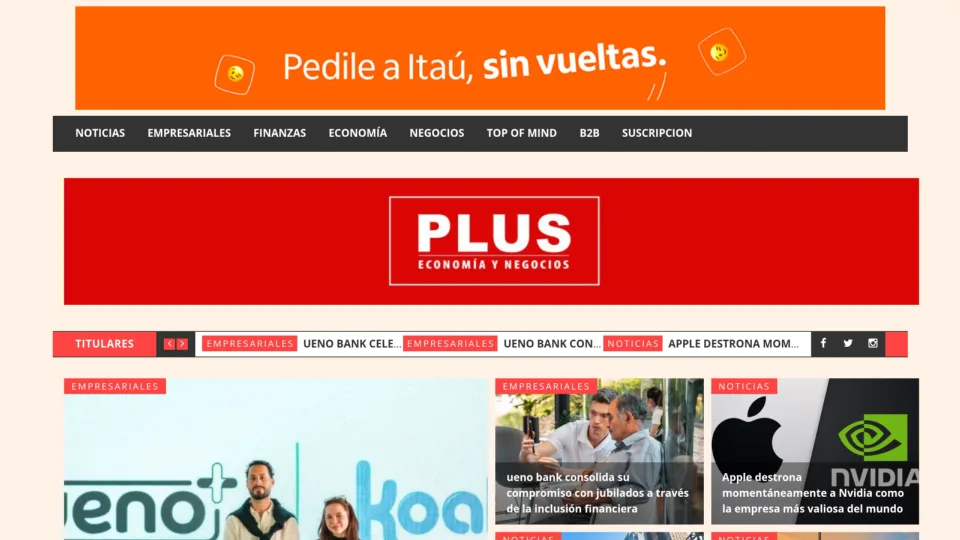 Captura de Revista PLUS