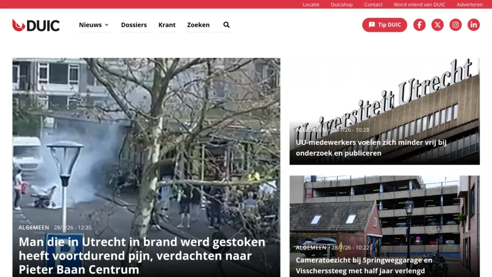 Captura de De Utrechtse Internet Courant