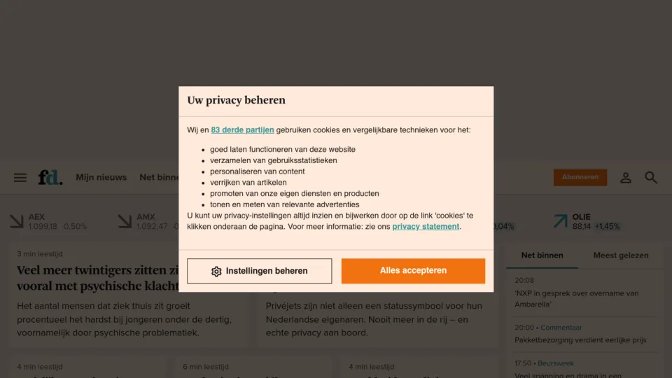Captura de Het Financieele Dagblad