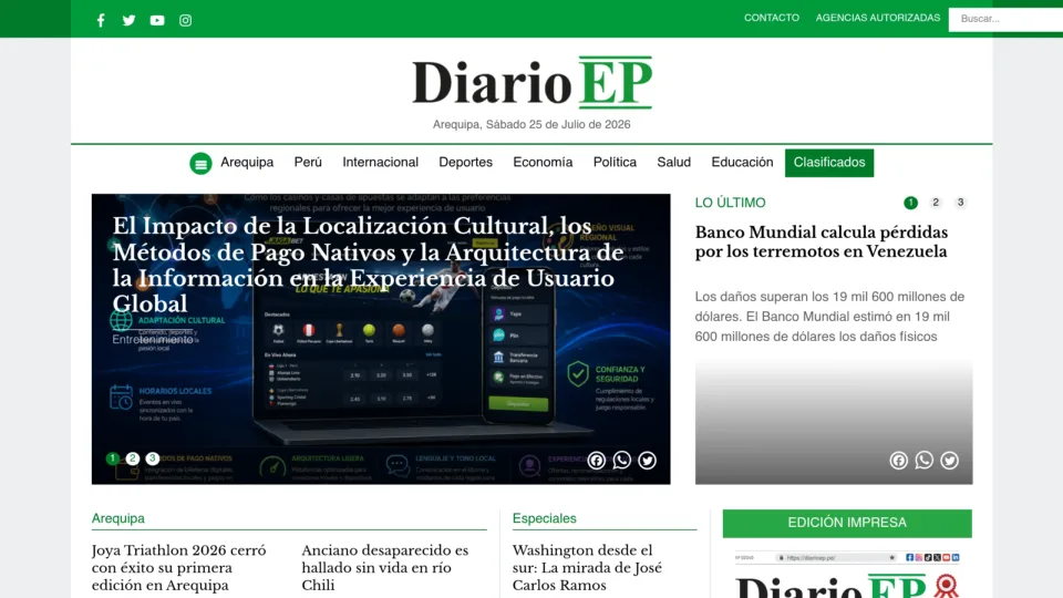 Captura de Diario EP