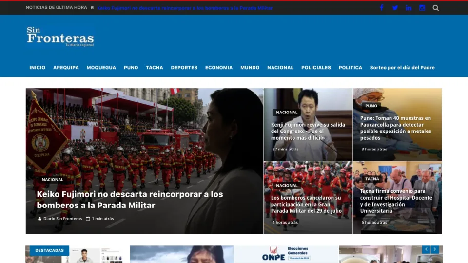 Captura de Sin Fronteras