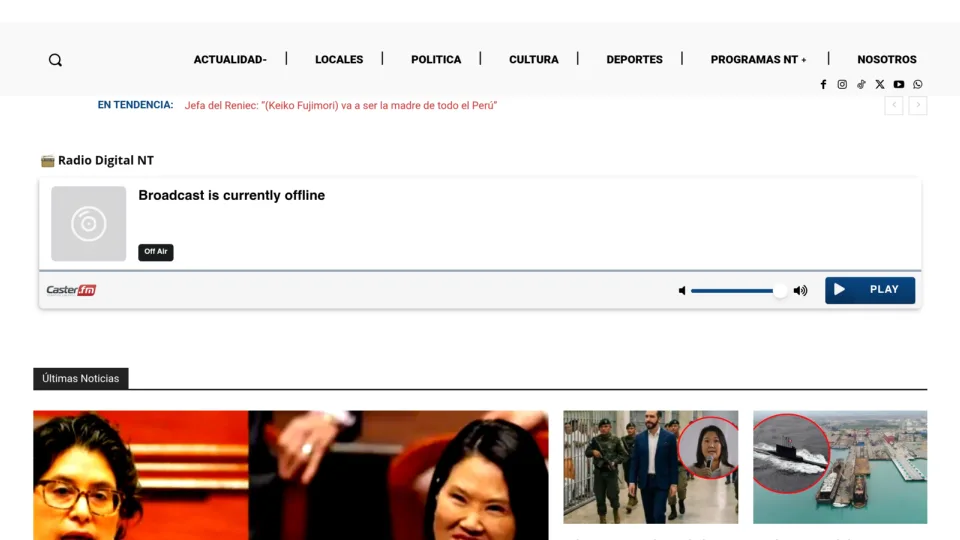 Captura de Noticias Trujillo