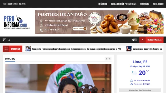Captura de Perú Informa