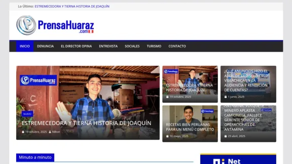 Captura de Prensa Huaraz