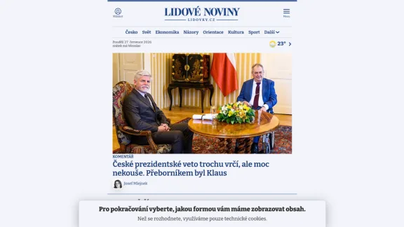 Captura de Lidové noviny