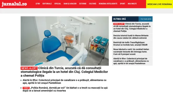 Captura de Jurnalul Național