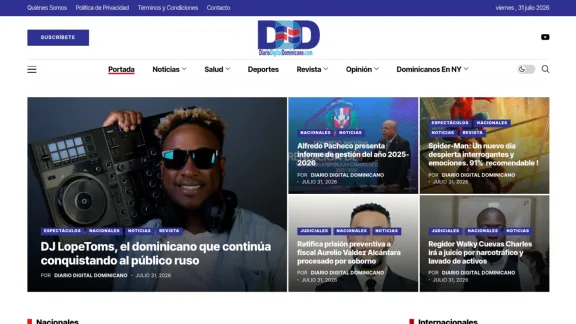 Captura de Diario Digital Dominicano