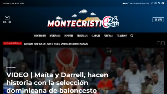 Captura de Montecristi 24 Horas