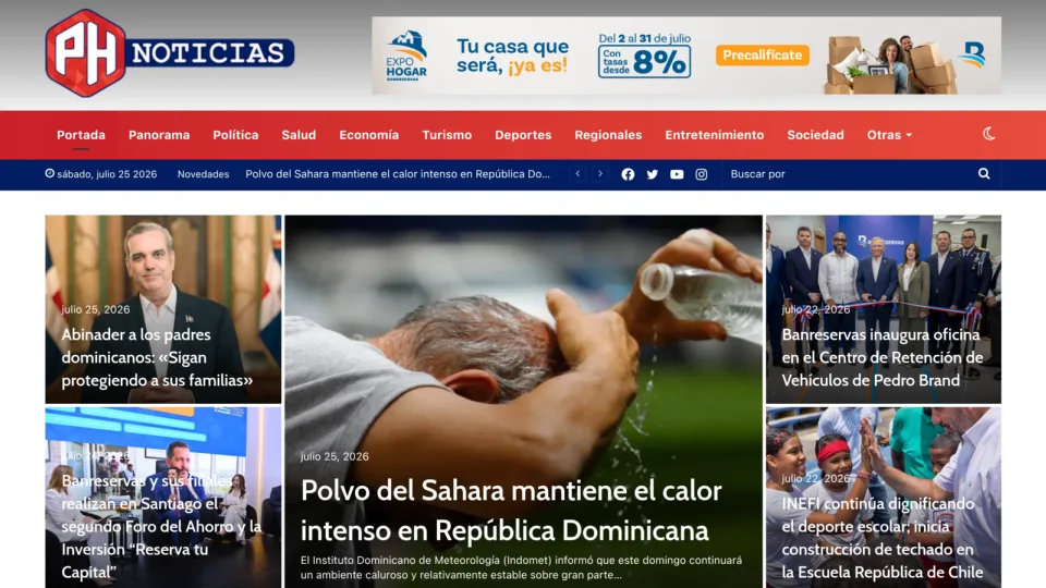 Captura de PH Noticias