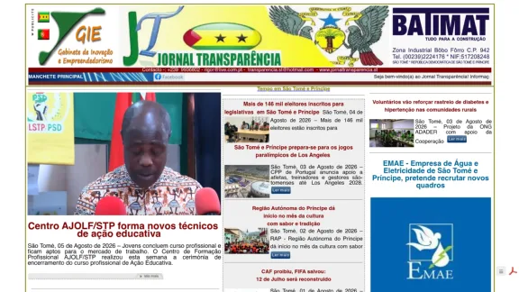Captura de Jornal Transparência