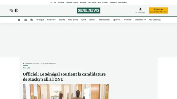 Captura de SeneNews