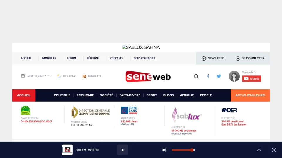 Captura de Seneweb