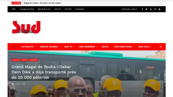 Captura de Sud Quotidien