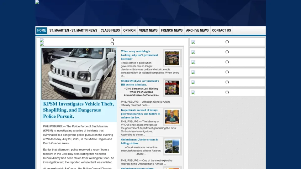 Captura de SMN News