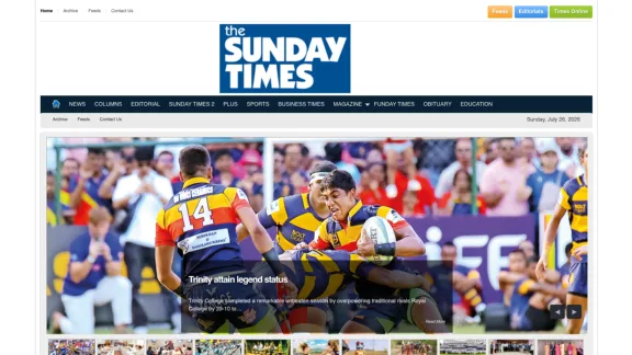 Captura de Sunday Times