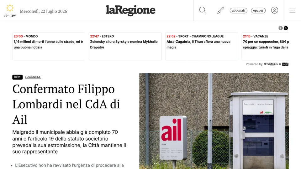 Captura de laRegione